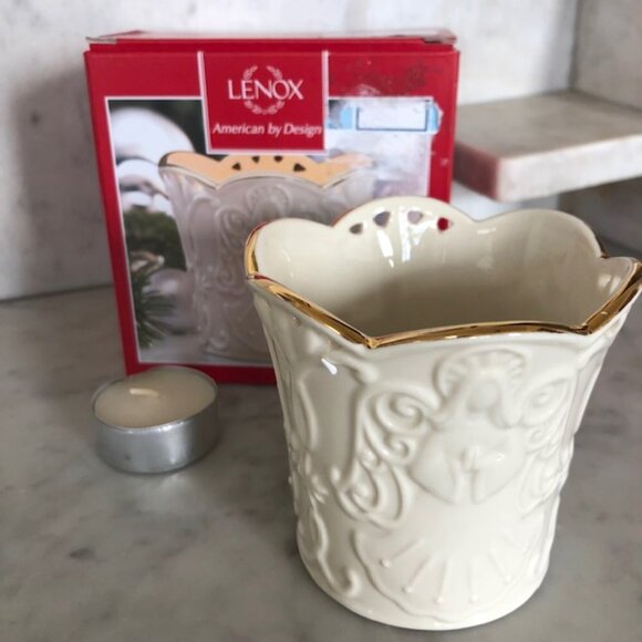 LENOX Merry Lights Angel Votive Tea Light Holder IOB - Picture 2 of 11